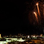 Fuegos artificiales en Cáceres