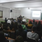 Charla en el Instituto El Brocense