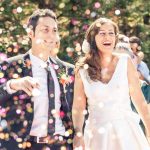 Boda – Confetti sobre los novios